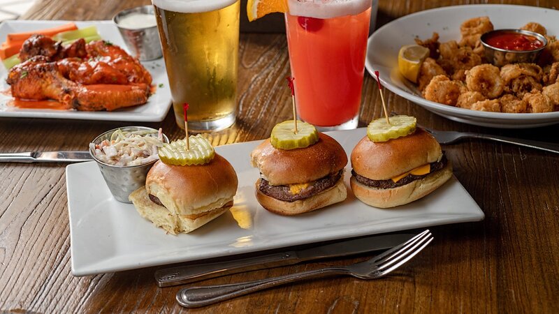 Cheese burger sliders appetizers